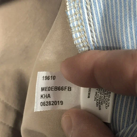 Peter Millar EB66 Performance Pants Mens 36x32 Tan 5-Pocket Golf Chinos Outdoor - Picture 15 of 16